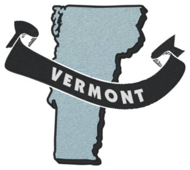 Picture of Vermont Ribbon Machine Embroidery Design