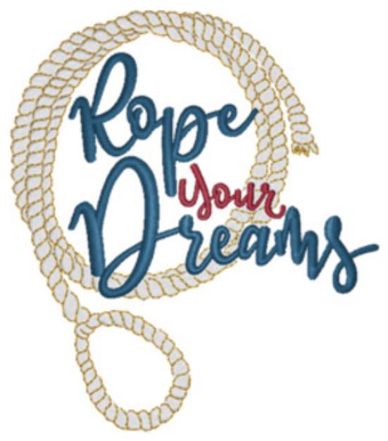 Picture of Rope Your Dream Machine Embroidery Design