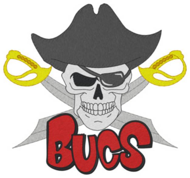 Picture of Bucs Machine Embroidery Design
