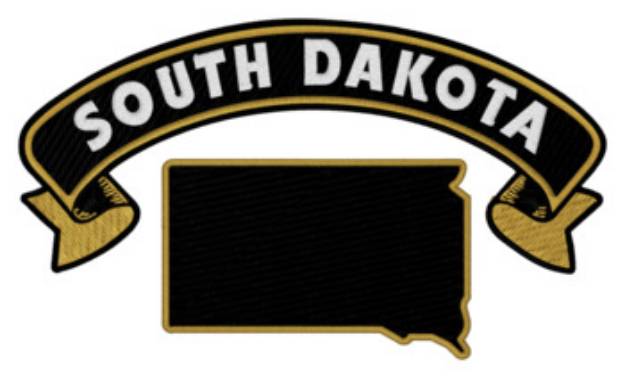 Picture of Sm. South Dakota Machine Embroidery Design