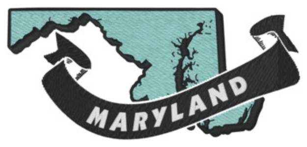Picture of Maryland Ribbon Machine Embroidery Design