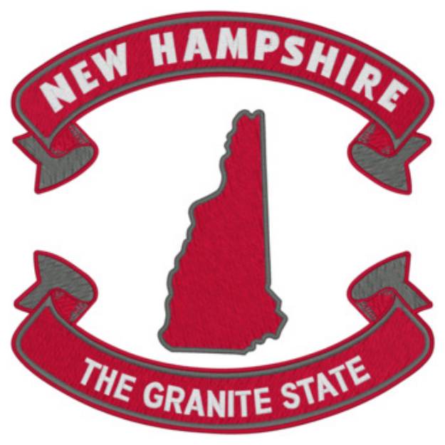 Picture of New Hampshire Nickname Machine Embroidery Design