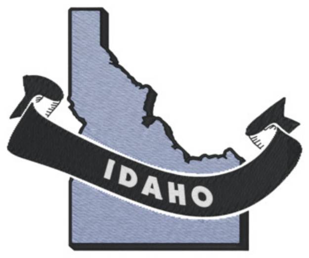 Picture of Idaho Ribbon Machine Embroidery Design