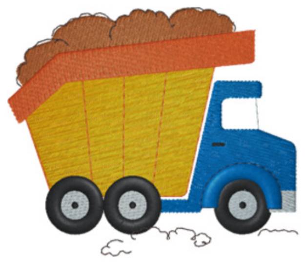 Picture of Toy Dumptruck Machine Embroidery Design