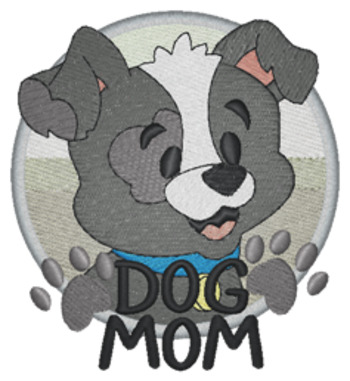 Dog Mom Lc Machine Embroidery Design