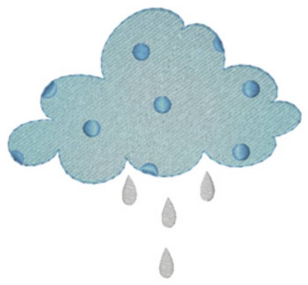 Picture of Rain Cloud Machine Embroidery Design
