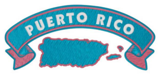 Picture of Sm. Puerto Rico Machine Embroidery Design