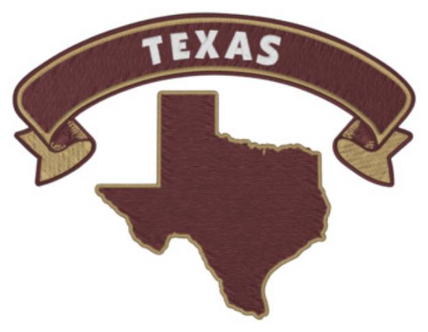Picture of Sm. Texas Machine Embroidery Design