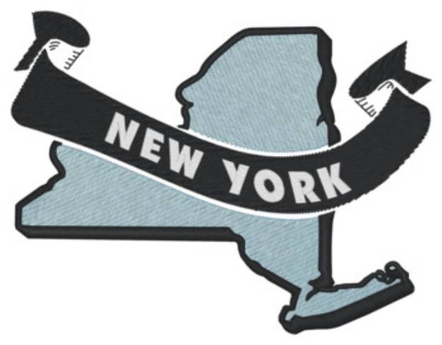 Picture of New York Ribbon Machine Embroidery Design