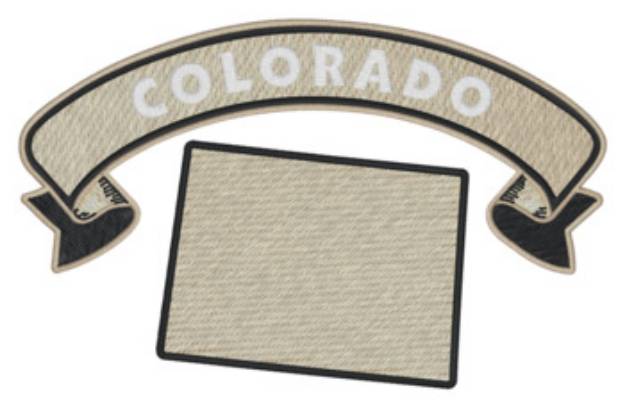 Picture of Sm. Colorado Machine Embroidery Design