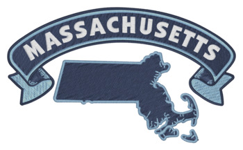 Sm. Massachusetts Machine Embroidery Design