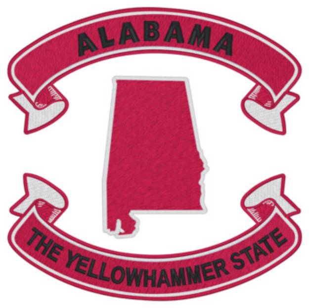 Picture of Alabama Nickname Machine Embroidery Design