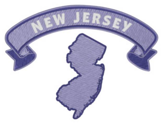 Picture of Sm. New Jersey Machine Embroidery Design