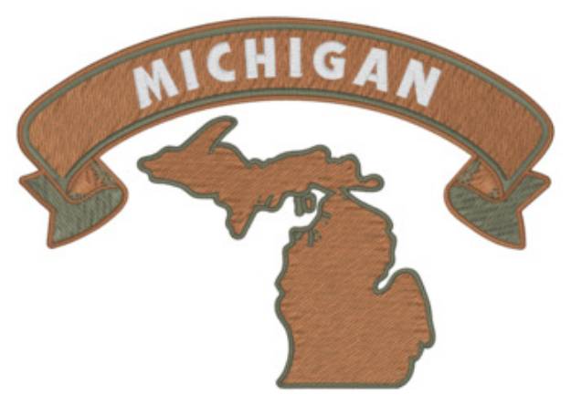 Picture of Sm. Michigan Machine Embroidery Design