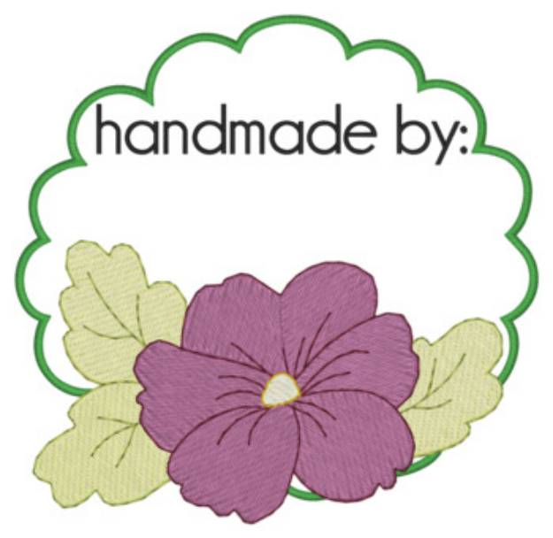 Picture of Handmade By... Machine Embroidery Design