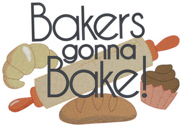 Picture of Bakers Gonna Bake Machine Embroidery Design