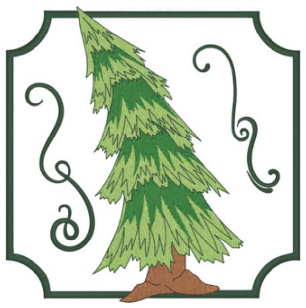 Picture of Realistic Dr. Seus Tree Machine Embroidery Design