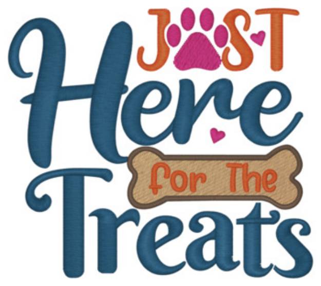 Picture of Here For The Treats Machine Embroidery Design