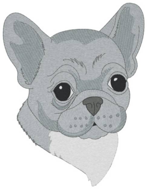 Picture of French Bulldog Puppy Machine Embroidery Design
