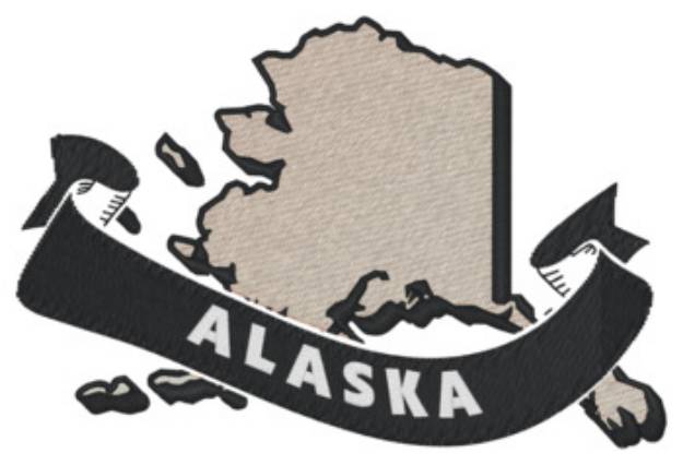 Picture of Alaska Ribbon Machine Embroidery Design