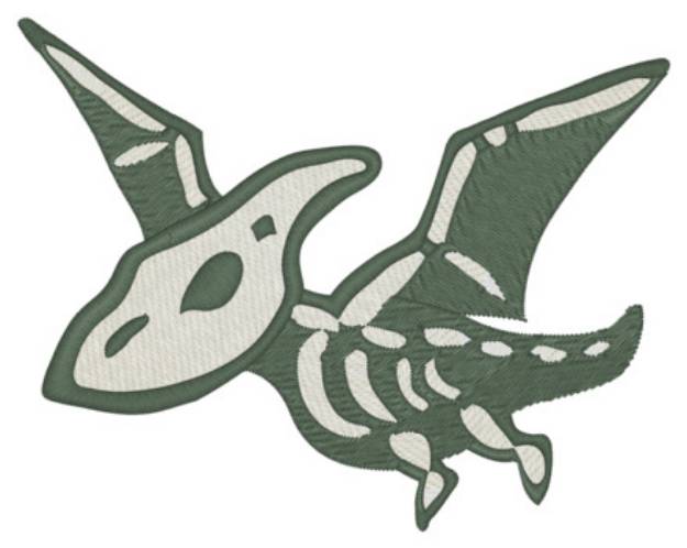 Picture of Pterodactyl Skeleton Machine Embroidery Design