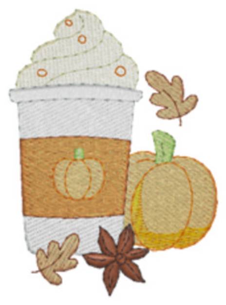Picture of Pumpkin Spice Lc Machine Embroidery Design