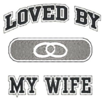 Loved By Wife Machine Embroidery Design