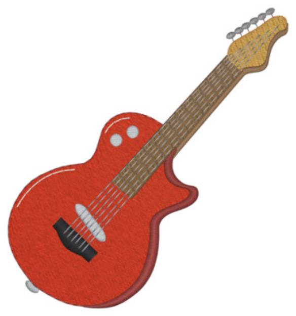 Picture of Electric Guitar 3 Machine Embroidery Design