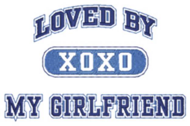Picture of Xoxo Girlfriend Machine Embroidery Design