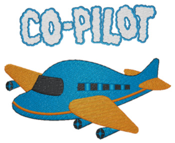 Co-pilot Machine Embroidery Design