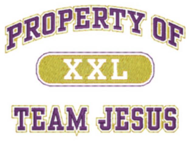 Picture of Property Of Jesus Machine Embroidery Design