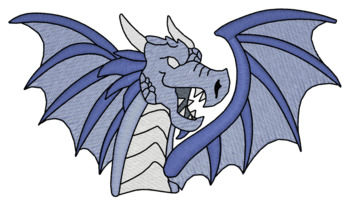 Dragons Lc Machine Embroidery Design