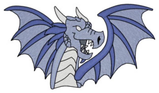 Picture of Dragons Lc Machine Embroidery Design