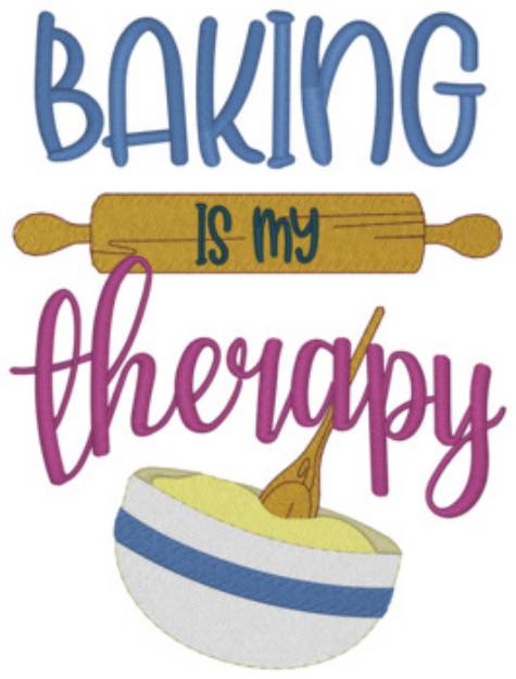Picture of Baking Therapy Machine Embroidery Design