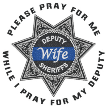 Deputy Wife Machine Embroidery Design