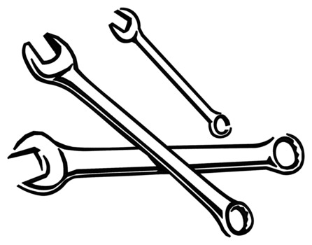 Wrenches Machine Embroidery Design