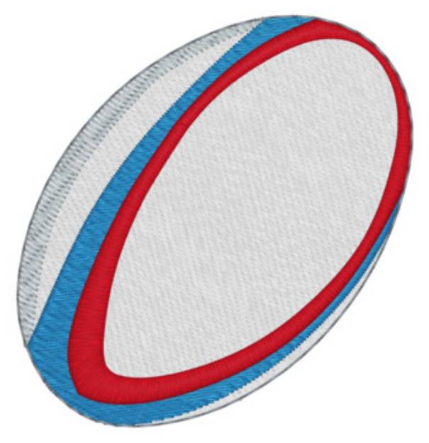 Picture of Sm. Rugby Ball Machine Embroidery Design