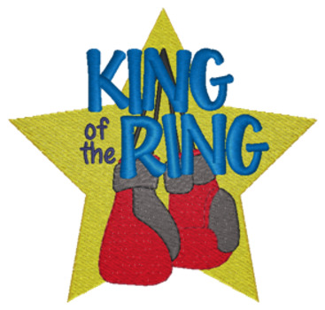 King Of The Ring Machine Embroidery Design