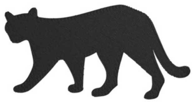 Picture of Walking Mountain Lion Machine Embroidery Design