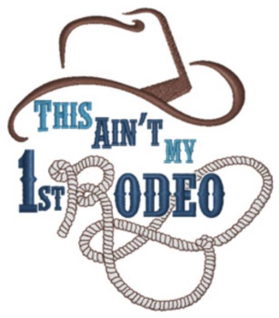 Picture of 1st Rodeo Machine Embroidery Design