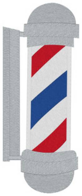 Picture of Barbershop Pole 5x7 Machine Embroidery Design