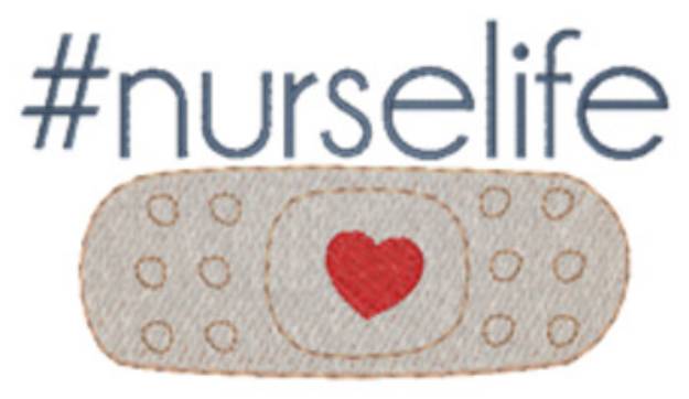 Picture of Nurse Life Lc Machine Embroidery Design