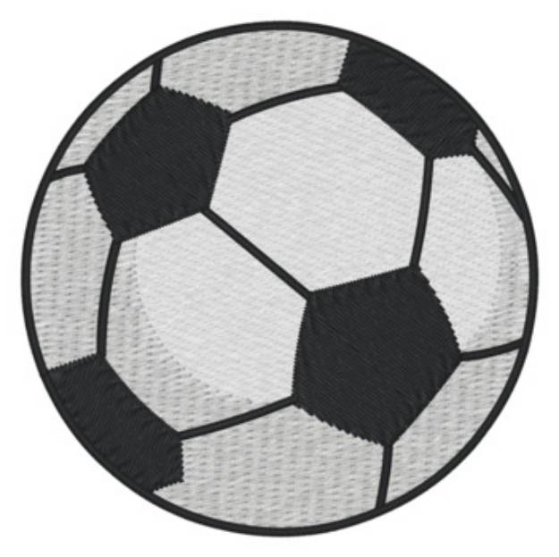 Picture of Sm. Soccer Ball Machine Embroidery Design