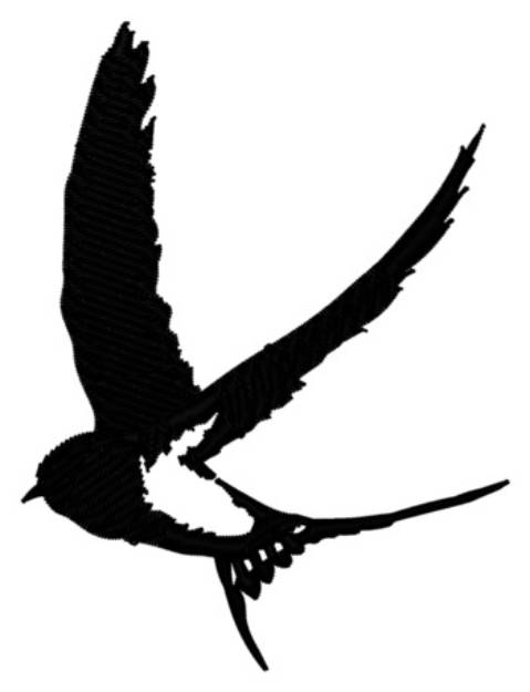 Picture of Flying Sparrow Machine Embroidery Design