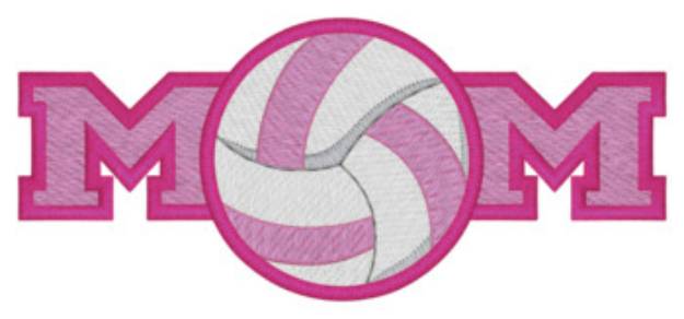 Picture of Volleyball Mom Lc Machine Embroidery Design