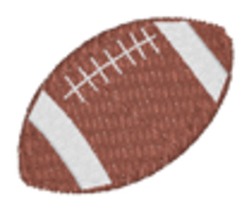Football 1/2 Inch Machine Embroidery Design