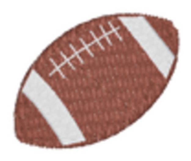 Picture of Football 1/2 Inch Machine Embroidery Design