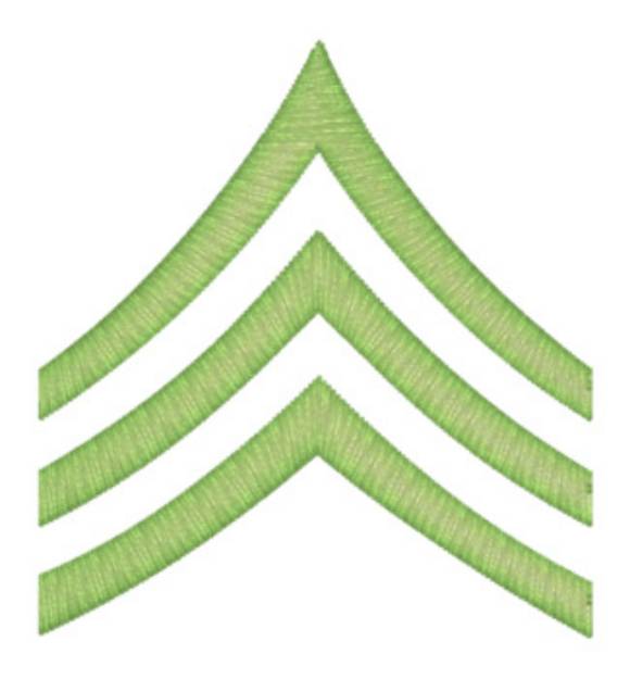 Picture of Army Sergeant Machine Embroidery Design