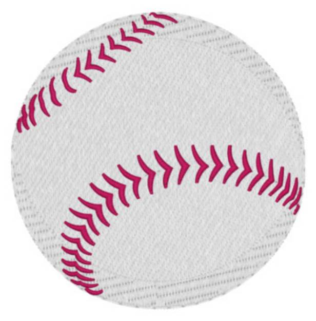 Picture of Sm. Baseball Machine Embroidery Design