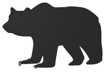 Grizzly Bear Machine Embroidery Design